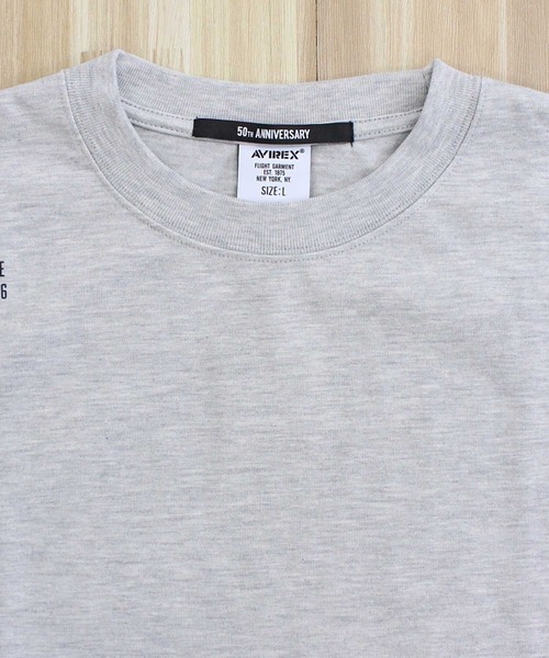 AVIREX(アヴィレックス)の「MIL. POCKET T-SHIRT(Tシャツ/カットソー・メンズ・ホワイト/ライトグレー/ネイビー/チャコールグレー・M/L/XL/XXL)」の13枚目の写真