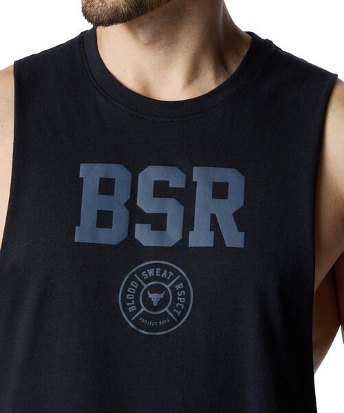 UNDER ARMOUR(アンダーアーマー)の「UAプロジェクトロック グラフィック スリーブレス シャツ(トレーニング/メンズ)(タンクトップ・メンズ・ブラック・XL/L/M/3XL/2XL/S)」の4枚目の写真