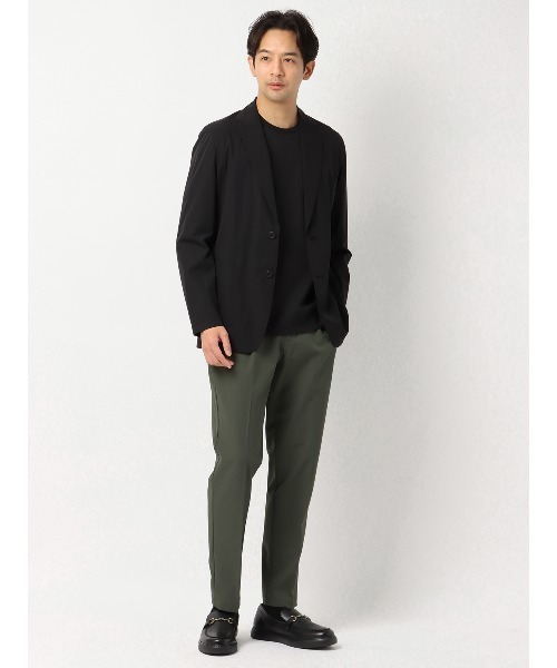 SUIT SQUARE（スーツスクエア）の「PERFORMANCE PANTS タックテーパードパンツ ウォッシャブル ストレッチ 裾上げ済み（スラックス・メンズ・カーキ系/ネイビー系/グレー系・L(82cm)/M(79cm)/S(76cm)/LL(85cm)）」の7枚目の写真