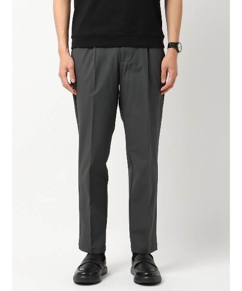 SUIT SQUARE（スーツスクエア）の「PERFORMANCE PANTS タックテーパードパンツ ウォッシャブル ストレッチ 裾上げ済み（スラックス・メンズ・カーキ系/ネイビー系/グレー系・L(82cm)/M(79cm)/S(76cm)/LL(85cm)）」の10枚目の写真