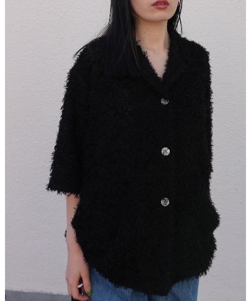 セール】CUT JACQUARD SHIRT（シャツ/ブラウス）｜MANOF（マノフ