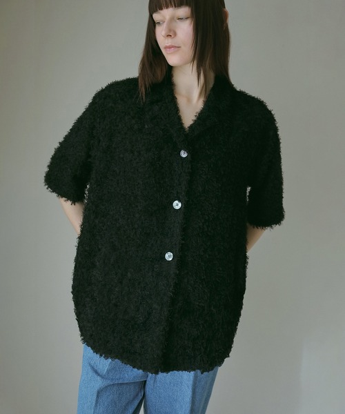 マノフ manof CUT JACQUARD SHIRT CUT JACQUARD SHIRT｜TOPS(トップス)｜MANOF OFFICIAL ONLINE STORE