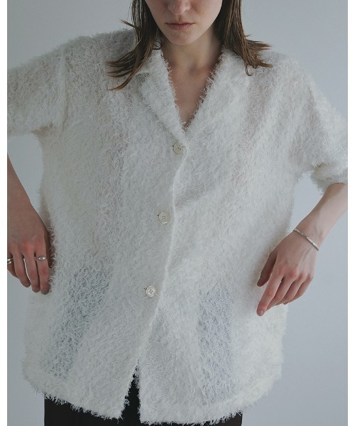 セール】CUT JACQUARD SHIRT（シャツ/ブラウス）｜MANOF（マノフ）の