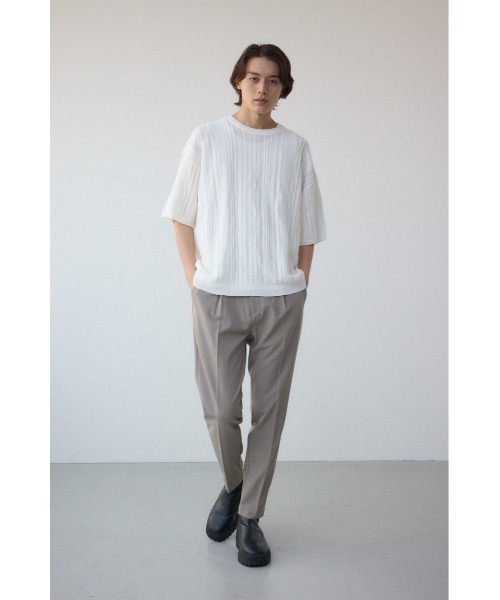 AZUL by moussy（アズールバイマウジー）の「A PERFECT TROUSERS（スラックス・メンズ・ベージュ/ブラック/グレー・SMALL/MEDIUM/LARGE）」の15枚目の写真