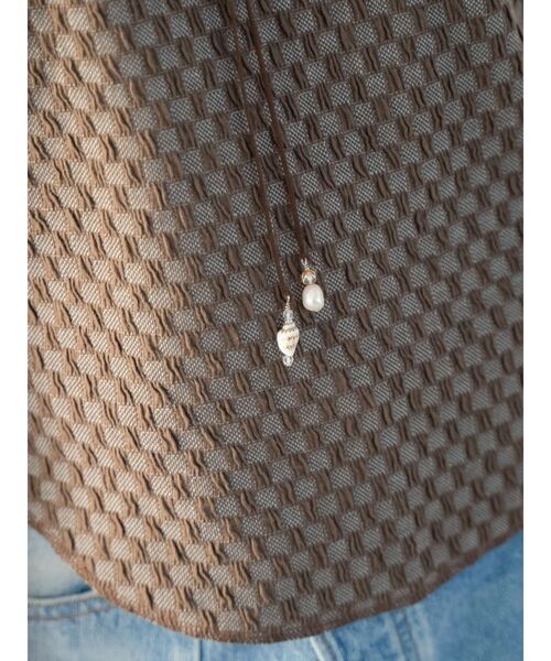 Ungrid（アングリッド）の「シェルモチーフデザインネックレス（ネックレス・レディース・ブラウン・FREE）」の8枚目の写真