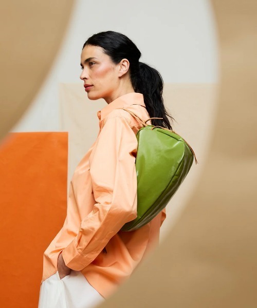 Jack Gomme（ジャックゴム）の「【JACK GOMME/ジャックゴム】ショルダーバッグ　LEBOWL　2WAY（ショルダーバッグ・レディース・バイオレット/グリーン/ネイビー/クリーム/シルバー・FREE）」の14枚目の写真