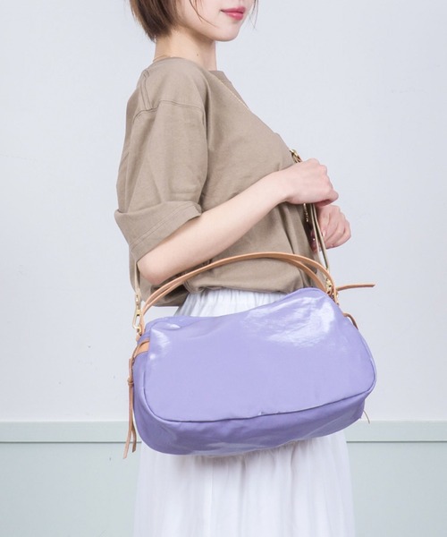 Jack Gomme（ジャックゴム）の「【JACK GOMME/ジャックゴム】ショルダーバッグ　LEBOWL　2WAY（ショルダーバッグ・レディース・バイオレット/グリーン/ネイビー/クリーム/シルバー・FREE）」の18枚目の写真