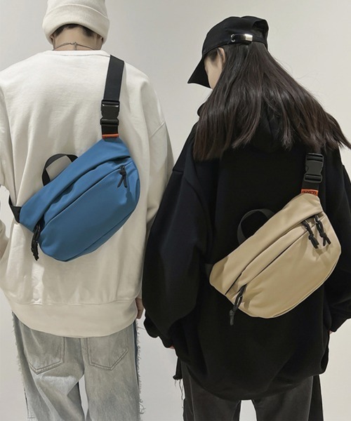 Miniministore(ミニミニストア)の「ショルダーバッグ 斜めがけ 男女兼用(ショルダーバッグ・レディース・ブラック/カーキ/ブルー/ベージュ・FREE)」の11枚目の写真