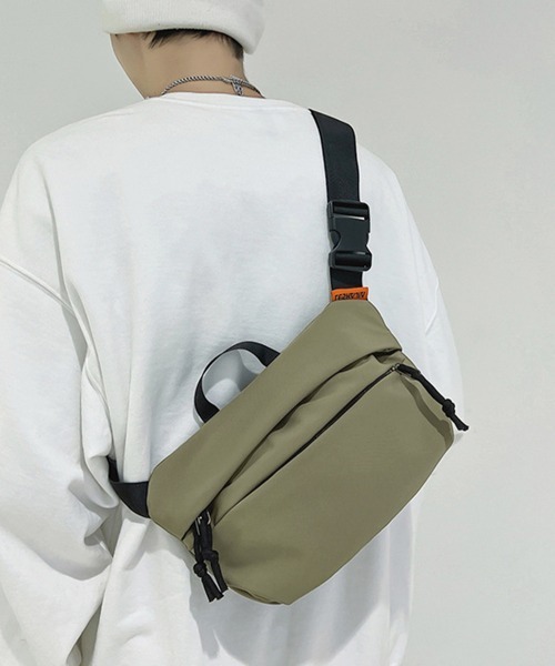 Miniministore(ミニミニストア)の「ショルダーバッグ 斜めがけ 男女兼用(ショルダーバッグ・レディース・ブラック/カーキ/ブルー/ベージュ・FREE)」の16枚目の写真