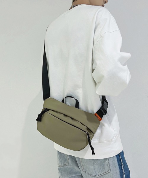 Miniministore(ミニミニストア)の「ショルダーバッグ 斜めがけ 男女兼用(ショルダーバッグ・レディース・ブラック/カーキ/ブルー/ベージュ・FREE)」の17枚目の写真