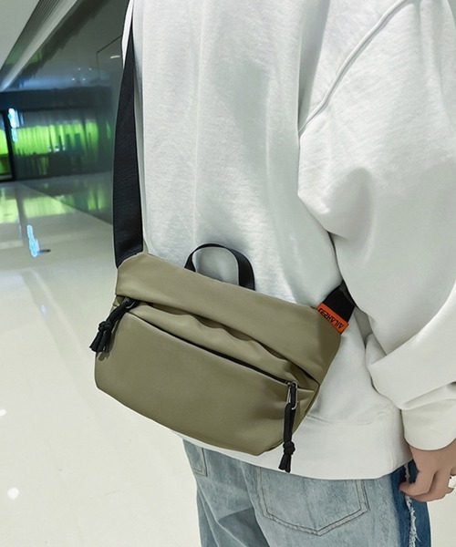 Miniministore(ミニミニストア)の「ショルダーバッグ 斜めがけ 男女兼用(ショルダーバッグ・レディース・ブラック/カーキ/ブルー/ベージュ・FREE)」の18枚目の写真