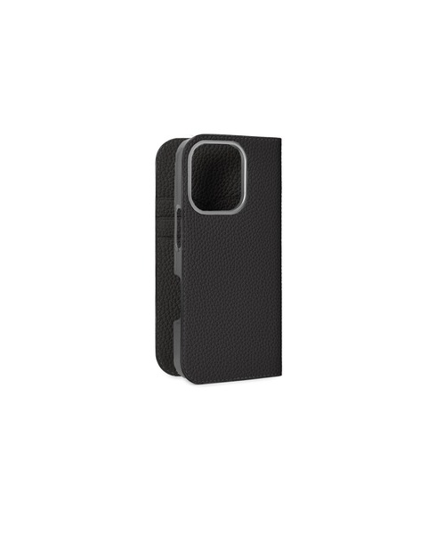 iPhone 16 Pro) ダイアリーケース シュリンクレザー（スマホケース