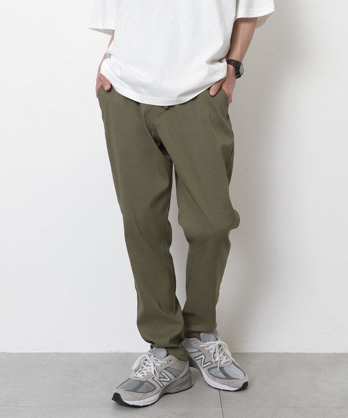 WEGO（ウィゴー）の「WEGO/カルゼレギンスアンクルパンツ（その他パンツ・メンズ・カーキ/ブラック・LARGE/MEDIUM）」の5枚目の写真