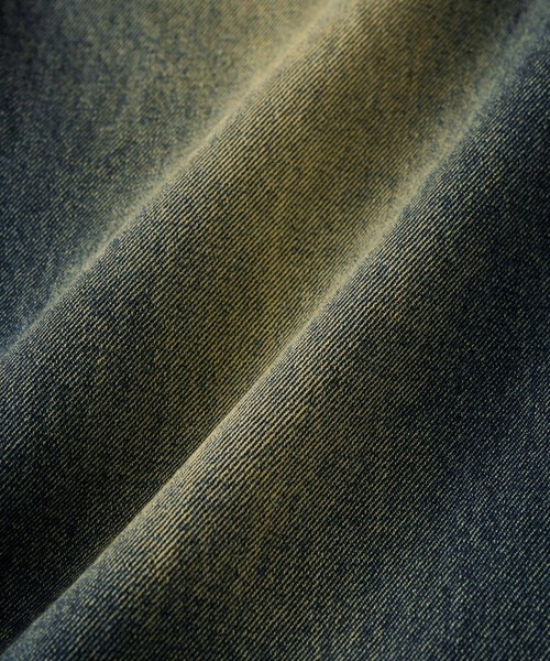 MONO-MART（モノマート）の「ヴィンテージライクフリンジパッチワーク刺繍ワイドストレートデニムパンツ（デニムパンツ・レディース・インディゴブルー/ブラック/グレー/ブルー・L/M/S）」の13枚目の写真