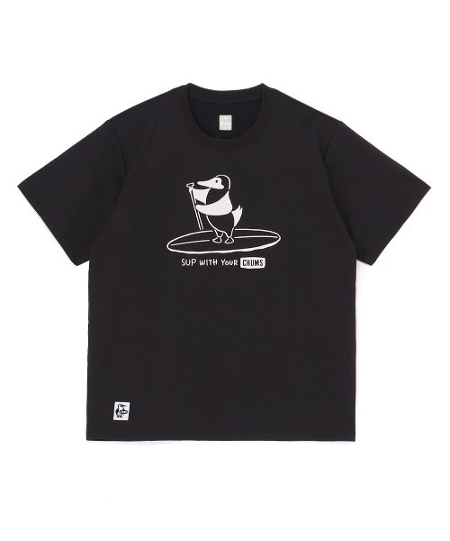 CHUMS(チャムス)の「CHUMS/チャムス サップ/ドライTシャツ/UVケア CH11-2540(Tシャツ/カットソー・レディース・ホワイト/ピンク/ブラック・M/L)」の14枚目の写真