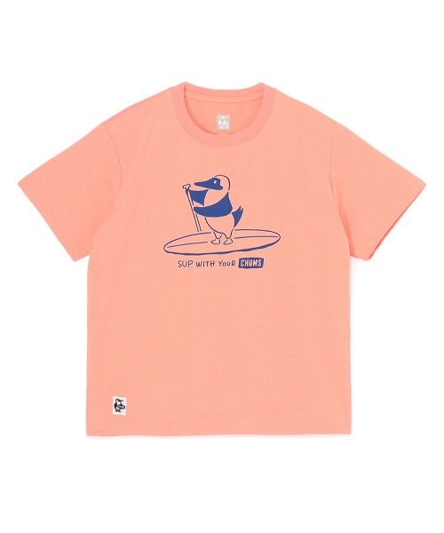CHUMS(チャムス)の「CHUMS/チャムス サップ/ドライTシャツ/UVケア CH11-2540(Tシャツ/カットソー・レディース・ホワイト/ピンク/ブラック・M/L)」の16枚目の写真