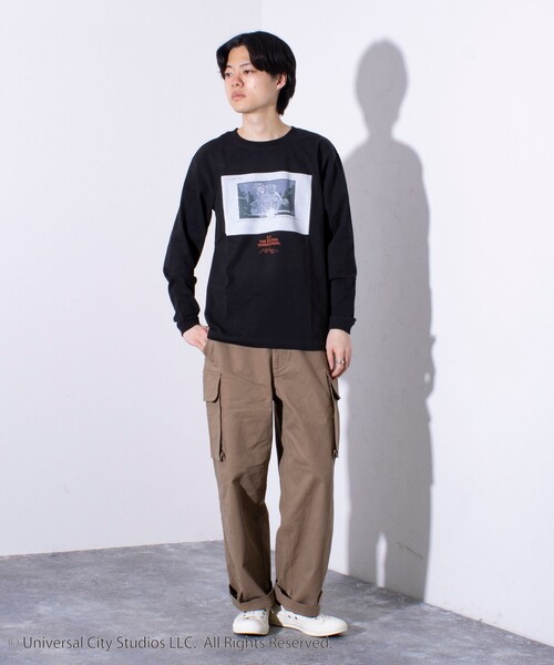 GLOSTER(グロスター)の「【GLOSTER】×【E.T.】絵コンテ Conte ロンT ロングスリーブT プリントT(Tシャツ/カットソー・メンズ・ブラック系その他/ブラック系その他2/ホワイト/ライトグレー・S/M/L)」の16枚目の写真