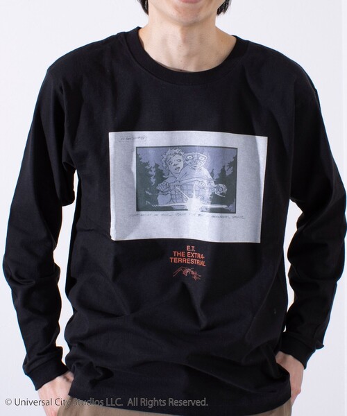 GLOSTER(グロスター)の「【GLOSTER】×【E.T.】絵コンテ Conte ロンT ロングスリーブT プリントT(Tシャツ/カットソー・メンズ・ブラック系その他/ブラック系その他2/ホワイト/ライトグレー・S/M/L)」の20枚目の写真