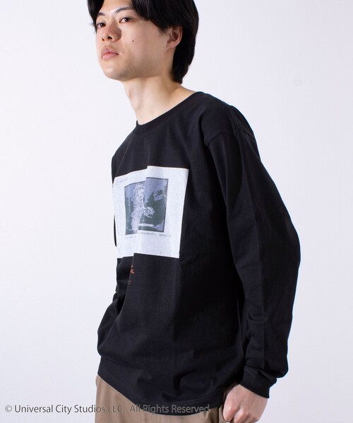 GLOSTER(グロスター)の「【GLOSTER】×【E.T.】絵コンテ Conte ロンT ロングスリーブT プリントT(Tシャツ/カットソー・メンズ・ブラック系その他/ブラック系その他2/ホワイト/ライトグレー・S/M/L)」の21枚目の写真