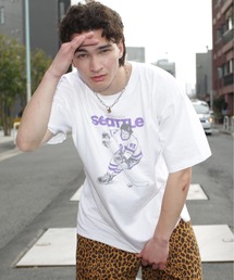 GOOD ROCK SPEED（グッドロックスピード）の「GOOD ROCK SPEED×MANASTASH(グッドロックスピード×マナスタッシュ)　別注 レトロスポーツコラボTシャツ《メンズ・ウィメンズ・ユニセックス》（Tシャツ/カットソー）」