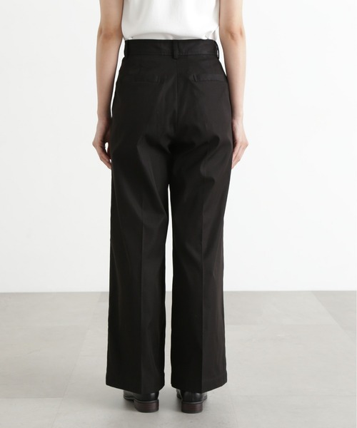 N.（N. Natural Beauty Basic）（エヌエヌナチュラルビューティーベーシック）の「タックワイドパンツ（その他パンツ・レディース・ブラック/ベージュ・SMALL/MEDIUM）」の10枚目の写真