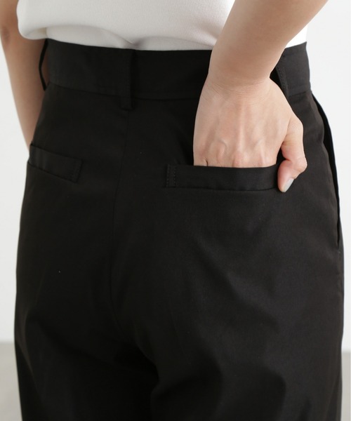 N.（N. Natural Beauty Basic）（エヌエヌナチュラルビューティーベーシック）の「タックワイドパンツ（その他パンツ・レディース・ブラック/ベージュ・SMALL/MEDIUM）」の11枚目の写真