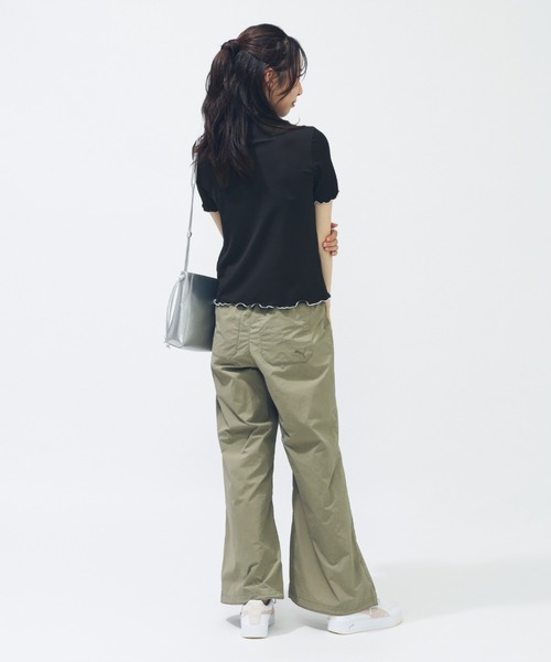 PUMA(プーマ)の「プーマ PUMA SUMMER ウーブン ワイドパンツ(その他パンツ・レディース・ベージュ/カーキ/ブラック・S/M/L/XL)」の21枚目の写真