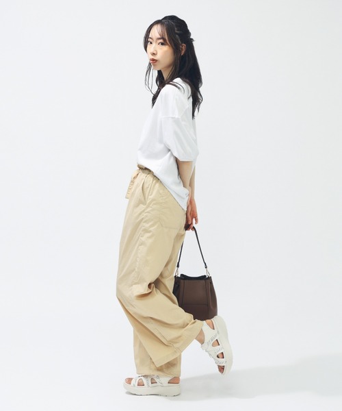PUMA(プーマ)の「プーマ PUMA SUMMER ウーブン ワイドパンツ(その他パンツ・レディース・ベージュ/カーキ/ブラック・S/M/L/XL)」の14枚目の写真