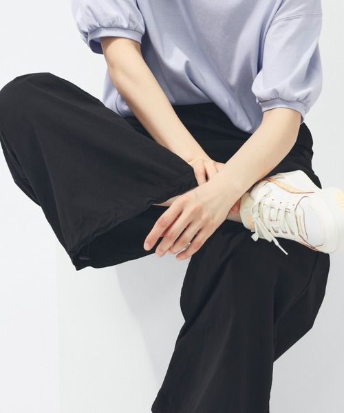 PUMA(プーマ)の「プーマ PUMA SUMMER ウーブン ワイドパンツ(その他パンツ・レディース・ベージュ/カーキ/ブラック・S/M/L/XL)」の12枚目の写真