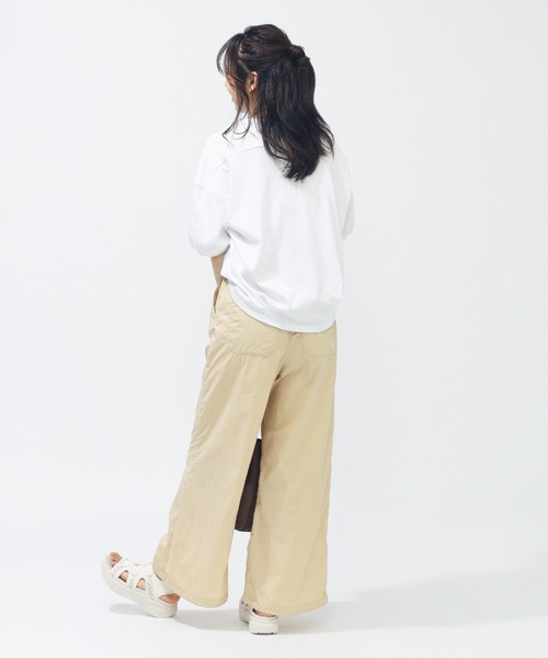 PUMA(プーマ)の「プーマ PUMA SUMMER ウーブン ワイドパンツ(その他パンツ・レディース・ベージュ/カーキ/ブラック・S/M/L/XL)」の15枚目の写真