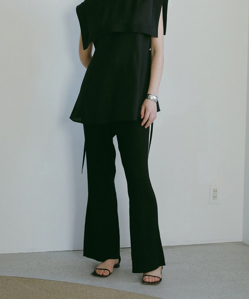 MANOF（マノフ）の「RIB KNIT PANTS（その他パンツ・レディース・ブラック/ライム・S/M）」の19枚目の写真