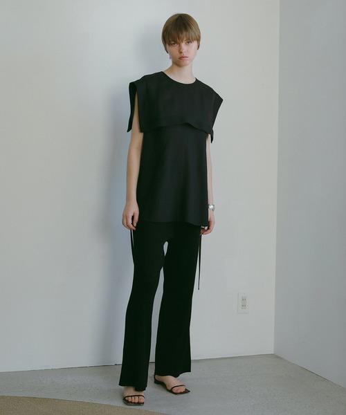 MANOF（マノフ）の「RIB KNIT PANTS（その他パンツ・レディース・ブラック/ライム・S/M）」の12枚目の写真