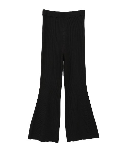 MANOF（マノフ）の「RIB KNIT PANTS（その他パンツ・レディース・ブラック/ライム・S/M）」の9枚目の写真