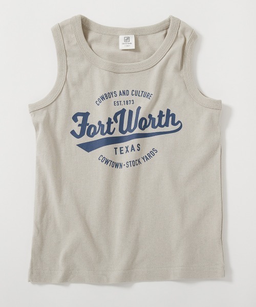 devirock（デビロック）の「綿100％ デビラボ プリントタンクトップ（タンクトップ・キッズ・ブラック系1/グレー系1/ブラック系3/グリーン系2/ブルー系1/オレンジ系1/グレー系2/グリーン系1/ブラック系2/ブルー系2・80ｃｍ/90cm/100cm/110cm/120cm/130cm/140cm/150cm/160cm）」の14枚目の写真