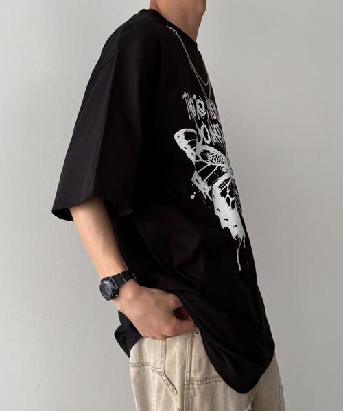 セール】WEGO/アクセ付きハードグラフィックT（Tシャツ