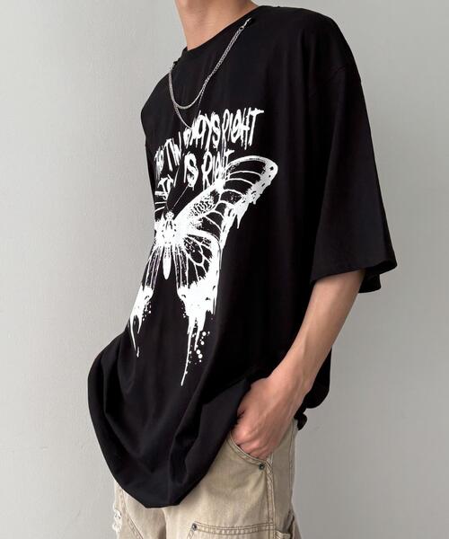 ETRO クラフィックフリントクルネックTシャツ 【関税込】 Printstar (プリントスター)へヴィーウエイトVネックTシャツ
