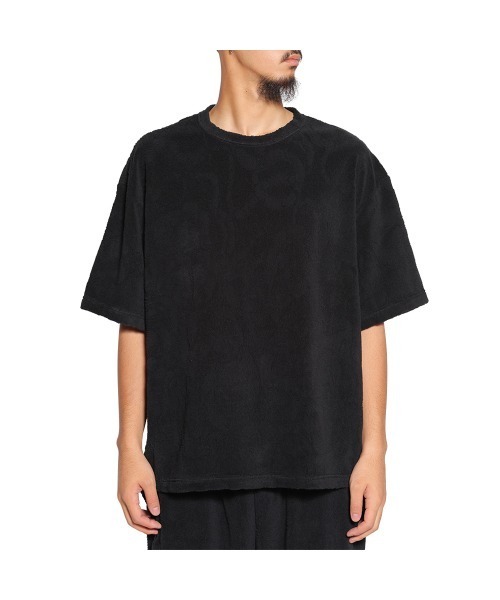 SNAKE PATTERN JACQUARD PILE CS（Tシャツ/カットソー）｜CALEE 