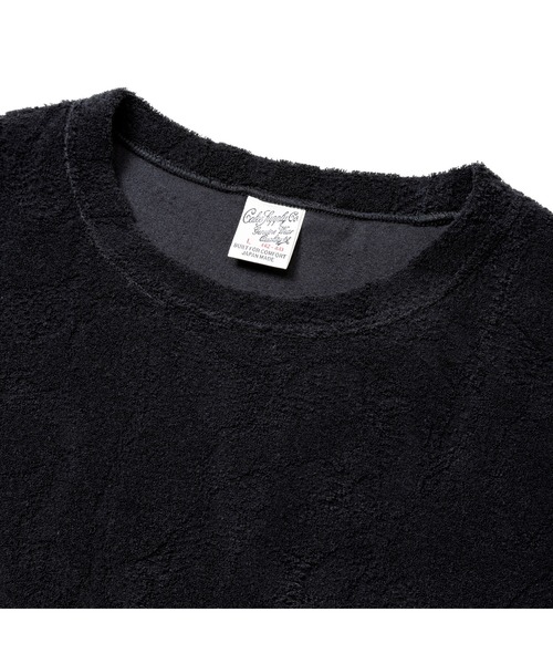 CALEE(キャリー)の「SNAKE PATTERN JACQUARD PILE CS(Tシャツ/カットソー・メンズ・ブラック・MEDIUM/LARGE/X-LARGE)」の3枚目の写真