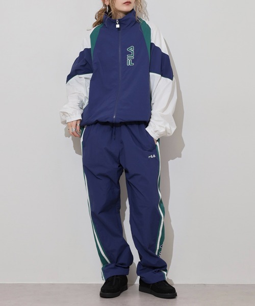 FILA Nylon track Jacket ライン ナイロントラックジャケット