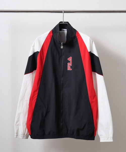 【限定特価】 FILA Nylon ナイロントラックジャケット ライン Jacket track ウェア