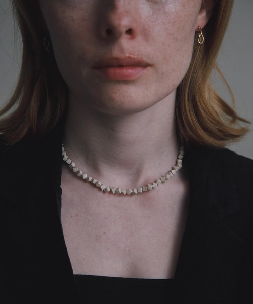 URBAN RESEARCH（アーバンリサーチ）の「decor『デコール』　Riverstone Necklace（ネックレス・レディース・ナチュラル・-）」の2枚目の写真