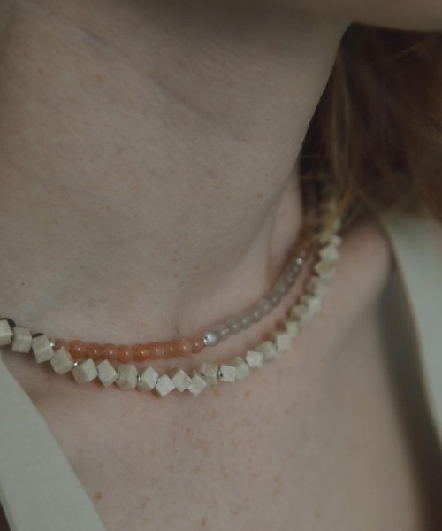 URBAN RESEARCH（アーバンリサーチ）の「decor『デコール』　Riverstone Necklace（ネックレス・レディース・ナチュラル・-）」の4枚目の写真