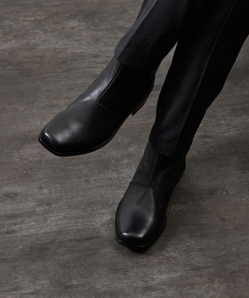 PADRONE（パドローネ）の「PADRONE パドローネ / BL SQUARE SIDE ZIP