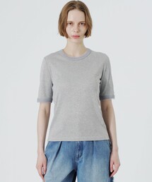 ラメリブTシャツ