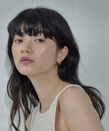 ORLEAN（オルレアン）の「【ORLEAN】 ストーンフープピアス（ピアス（両耳用））」