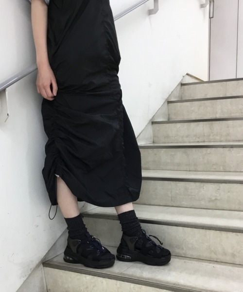 HEAL ME（ヒールミー）の「heal me ヒールミー ボリュームソールバンジーコードサンダル 厚底 スポーツサンダル 225300（サンダル・レディース・ブラック/ブラック系その他/ベージュ・S/M/L/LL）」の7枚目の写真