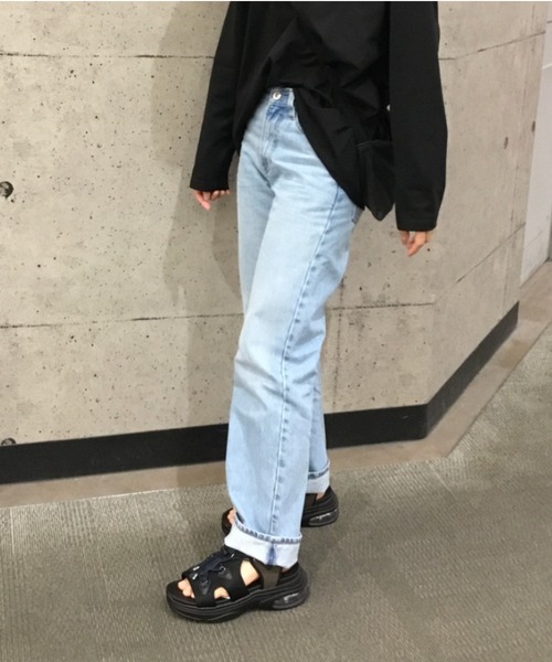 HEAL ME（ヒールミー）の「heal me ヒールミー ボリュームソールバンジーコードサンダル 厚底 スポーツサンダル 225300（サンダル・レディース・ブラック/ブラック系その他/ベージュ・S/M/L/LL）」の11枚目の写真