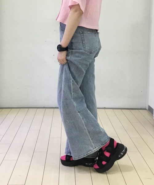 HEAL ME（ヒールミー）の「heal me ヒールミー ボリュームソールバンジーコードサンダル 厚底 スポーツサンダル 225300（サンダル・レディース・ブラック/ブラック系その他/ベージュ・S/M/L/LL）」の12枚目の写真