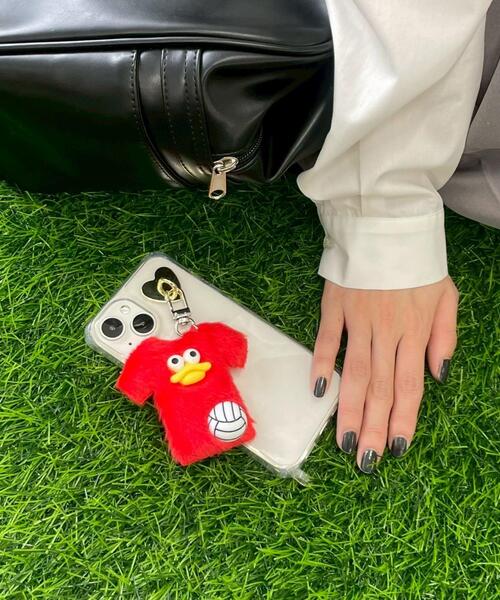 WEGO(ウィゴー)の「WEGO/イケイケスポーツユニフォームモンスターぬいぐるみキーホルダー(キーホルダー・レディース・レッド/ピンク/ホワイト/イエロー/オレンジ/サックスブルー/グリーン/グリーン系その他・FREE)」の2枚目の写真