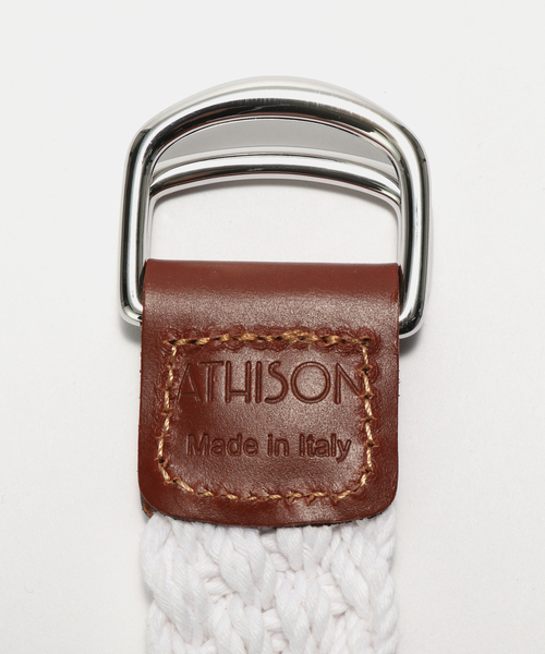 FRAMeWORK(フレームワーク)の「ATHISON cotton ring ベルト(ベルト・レディース・ホワイト・FREE)」の4枚目の写真